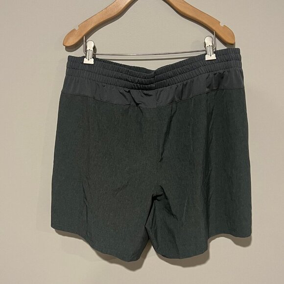 Men's DSG Olive Green athletic shorts, Drawstring, Size Large - Picture 3 of 12